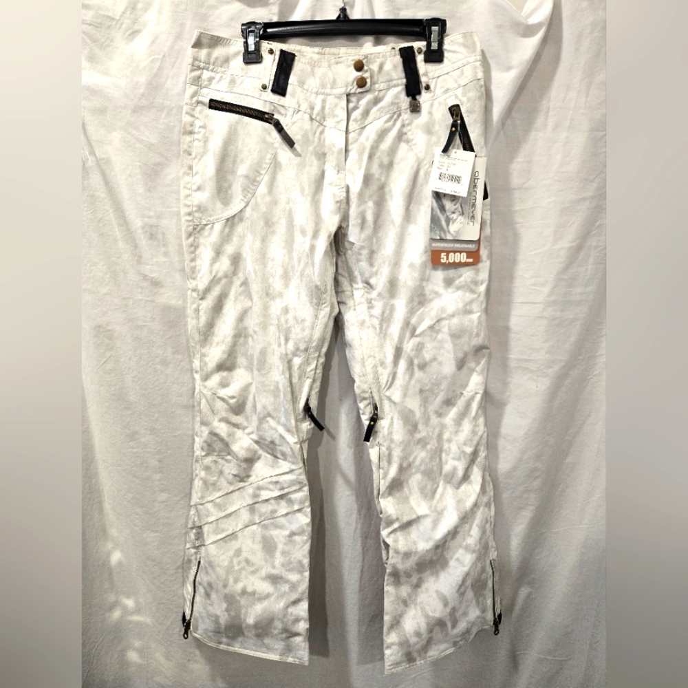 Obermeyer - Light Gray Snowboard Pants - (8)